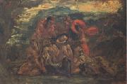 Eugene Delacroix Pieta (mk05) oil painting on canvas